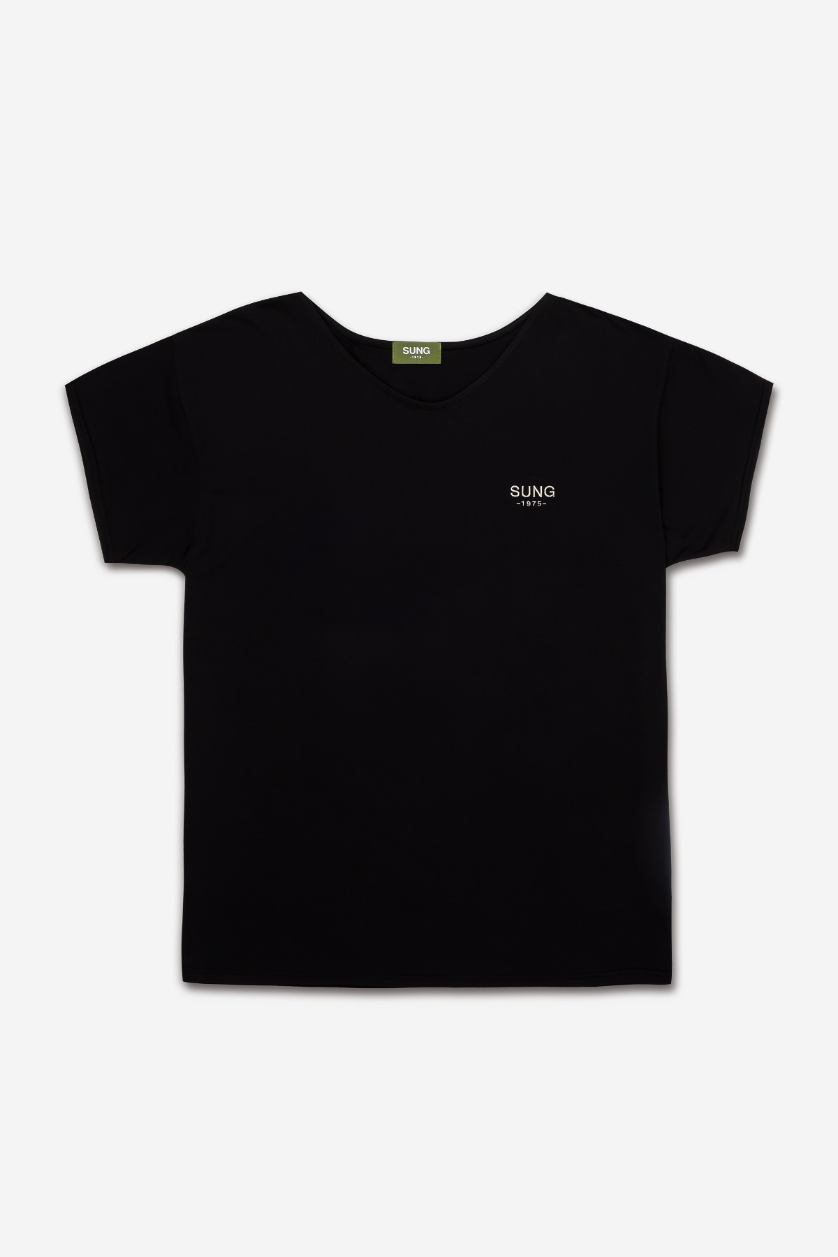 시그니처 로고 오버 사이즈 티셔츠 [블랙] / ONE SIZE